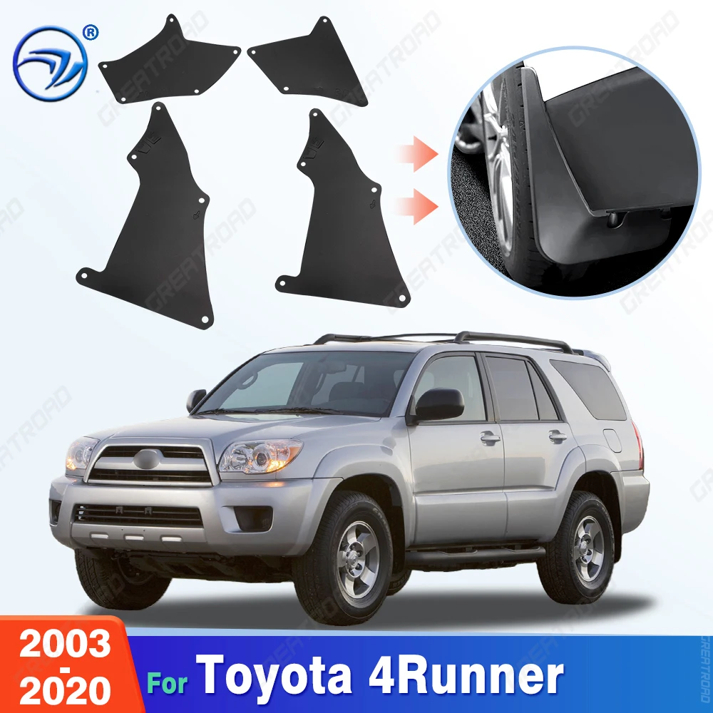 

For Toyota 4Runner 2003-2020 2019 2018 2017 2016 2015 2014 Fender Mudflaps Splash Guards Mudguards Mud Flaps car Accessories