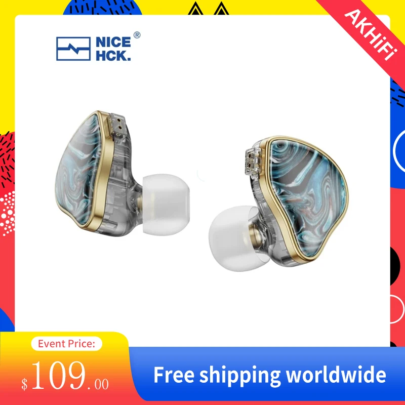 NiceHCK NX7MK4 Stabilized Wood HIFI Music Earbud 7 Driver Units Hybrid Audiophile Earphone With Replaceable Tuning Filters IEM