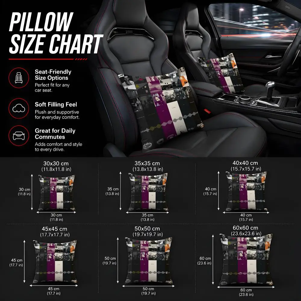 A-Arctic Monkeys Band Special Offer Cushion Cover 1pc Square Throw Pillow Cover Soft Fabric Removable Washable Couch Bed Chair