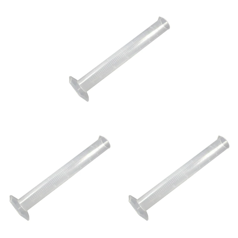 

3x250 мл прозрачный белый пластиковый мерный цилиндр для лабораторного набора