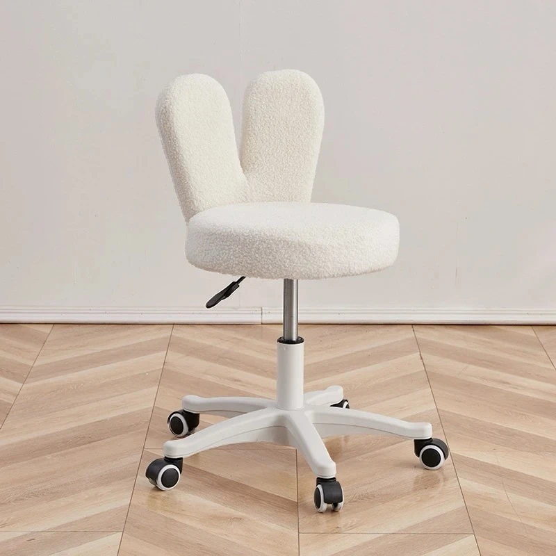 

Stylish rotating portable living room chair household makeup chair, comfortable and suitable