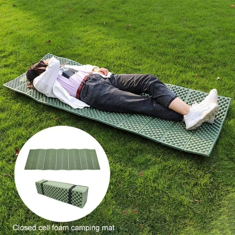 Esterilla plegable para acampar al aire libre, cojín de espuma portátil, impermeable, para playa, Picnic, asiento, almohadilla para actividades de senderismo