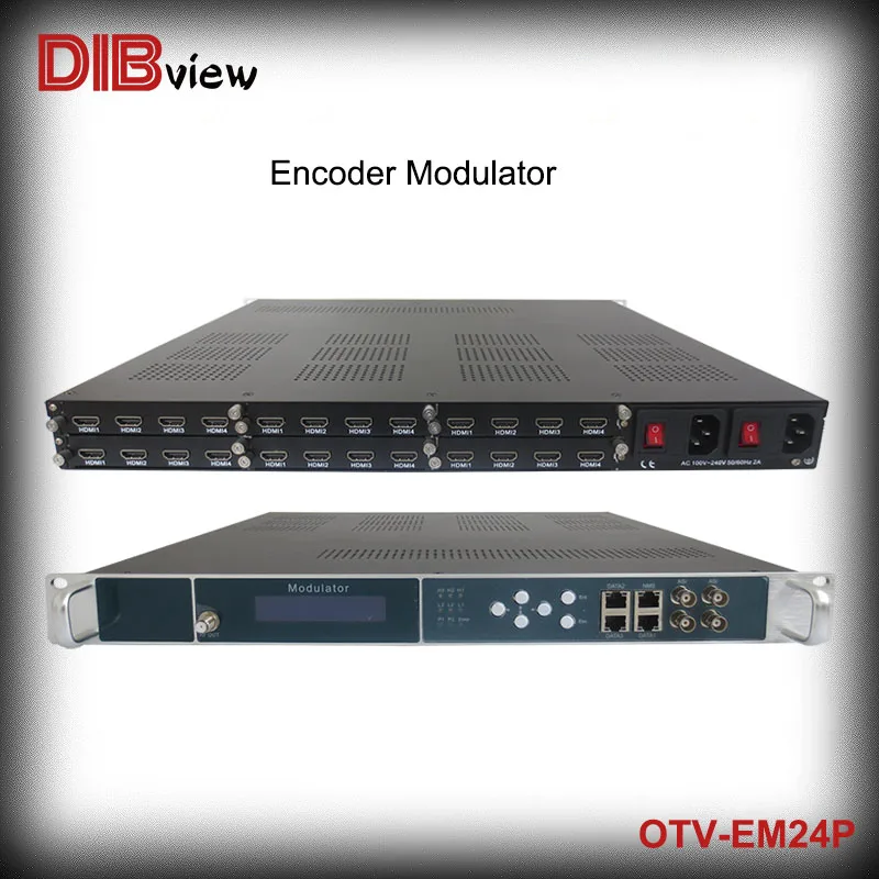 

OTV-EM24P Multi-channel H.264 Encoder With Up To 24 Channels HD MI Input To 8/16RF Output Modulator