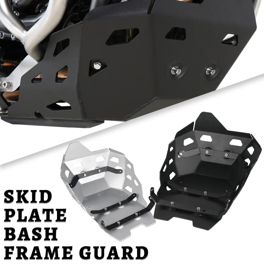 

Motorbike Parts Motorcycle Accessories Skid Plate Bash Frame Guard For YAMAHA TENERE 700 TENERE700 T7 Rally 2019-2021 Aluminum