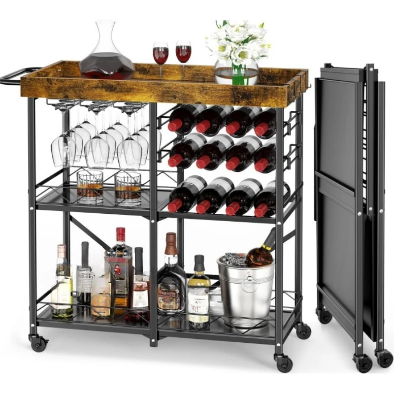 

Food Cart, Wine Rack, Kitchen Seasoning Bottle Rack, Storage Rack, Trolley