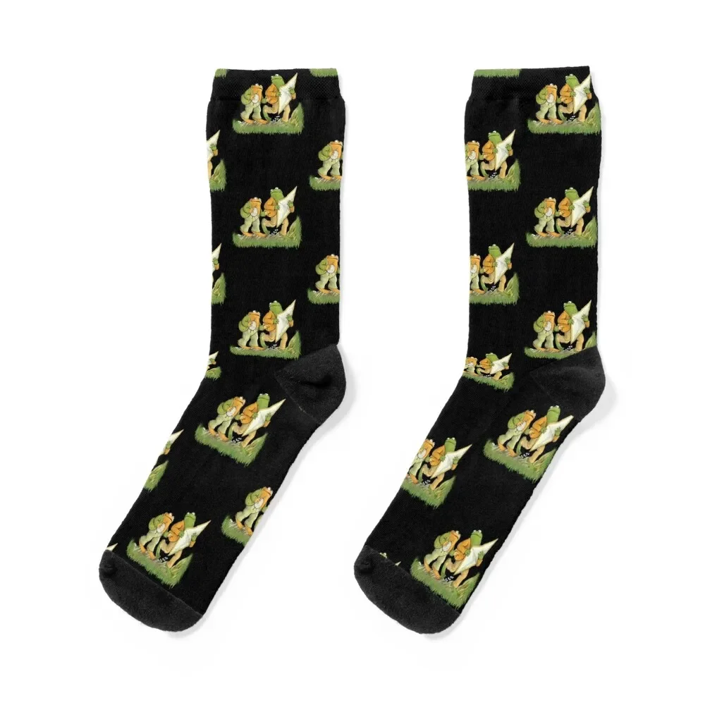 

Frog and Toad are friends Socks Men's colored moving stockings basketball Ladies Socks Men's