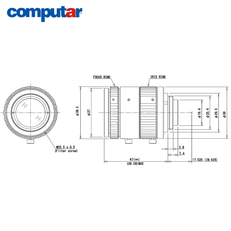 Computar V1624-MPZ 20MP 1