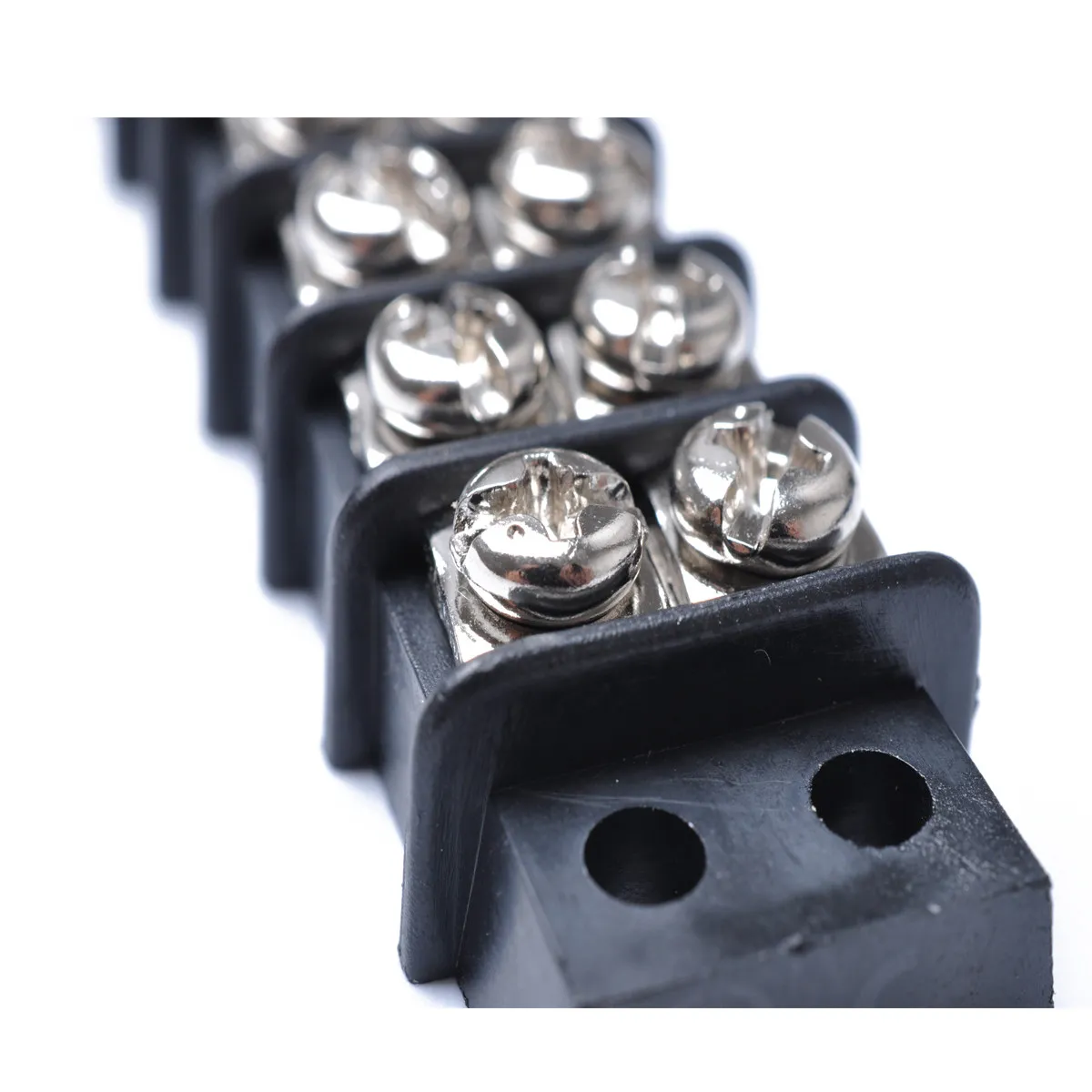 Double Row Terminal Block Dual Row Screw Connector Electric Terminal Strip 450V 32A Circuit Stability Barrier