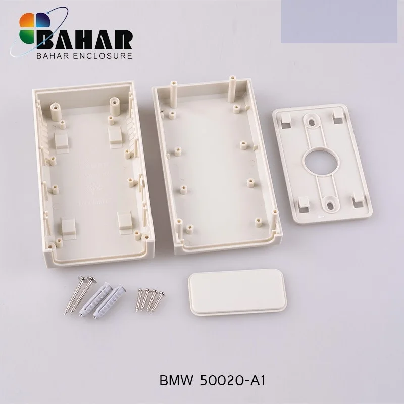 Bahar Behuizing Wandmontage Shell Draad Junction Box Abs Plastic Behuizing Instrument Case Size 125X67X40MM Model BMW50020