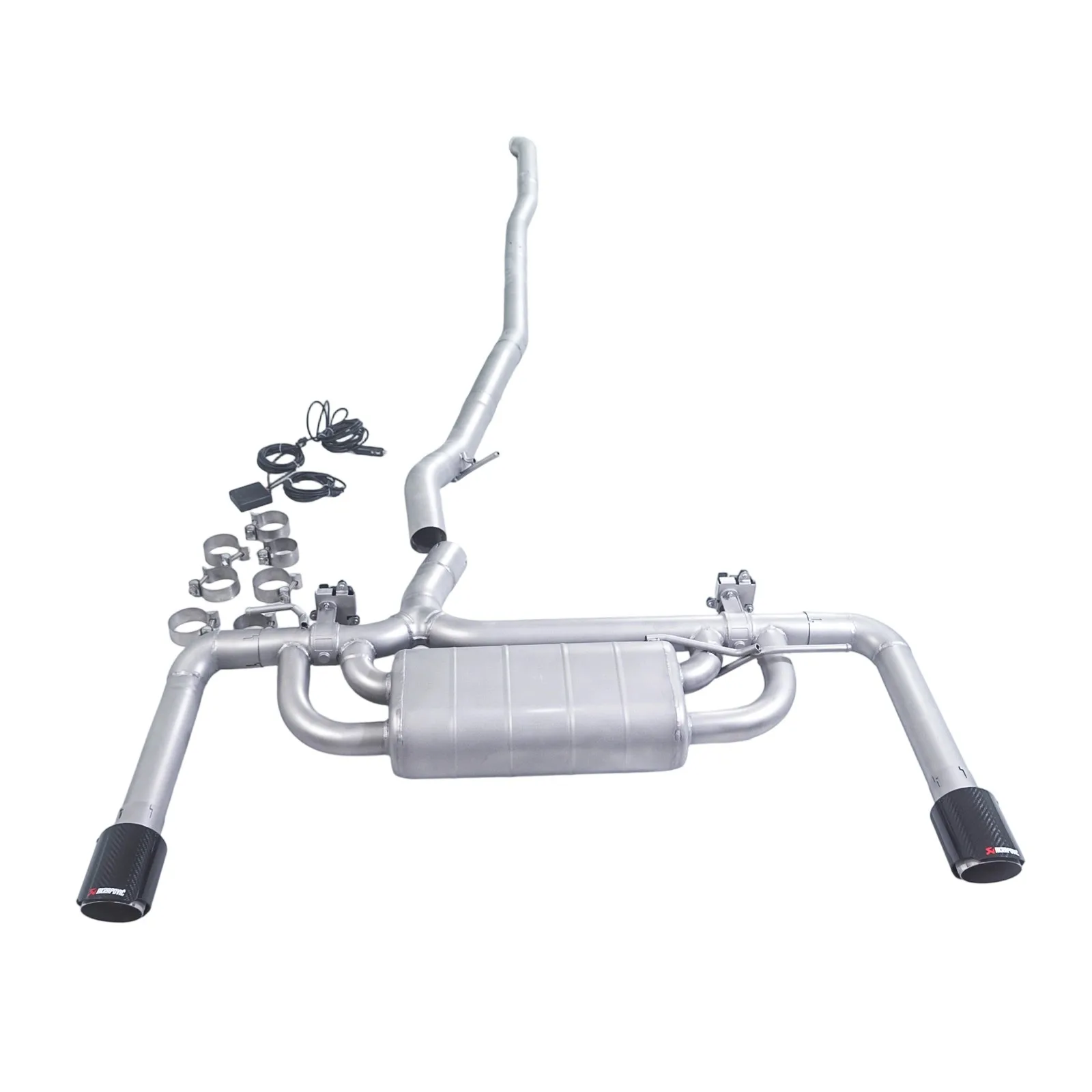 

Выхлоп GFC/подходит для BMW M135I 2.0T F40 Catback 2023, выпускная система с клапаном из нержавеющей стали с четырьмя розетками