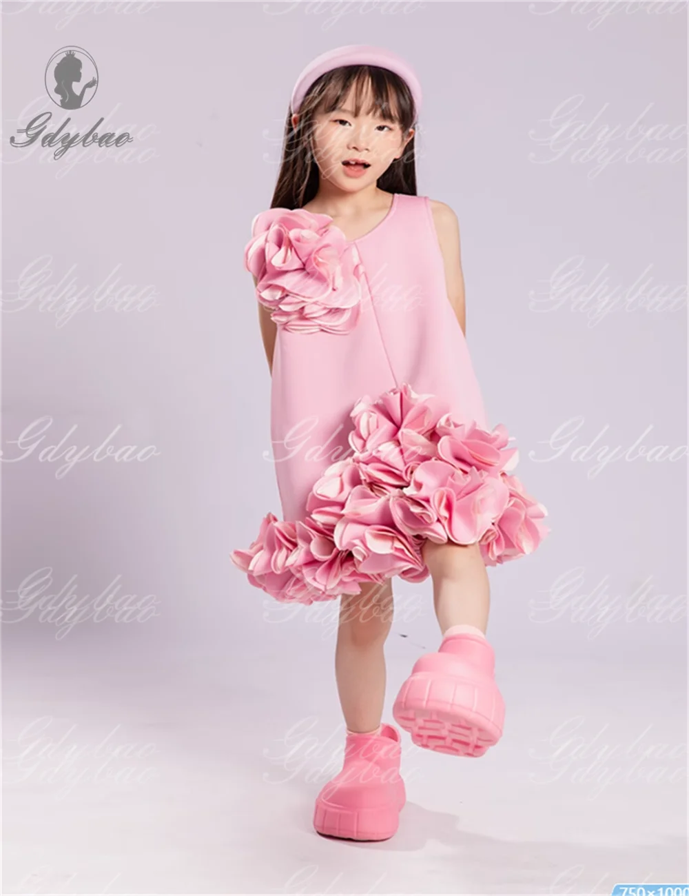 Flower Girl Dresses New One-piece Princess Wedding Party Graduation Children Bridesmaid Clothes Customize Birthday Prom Party