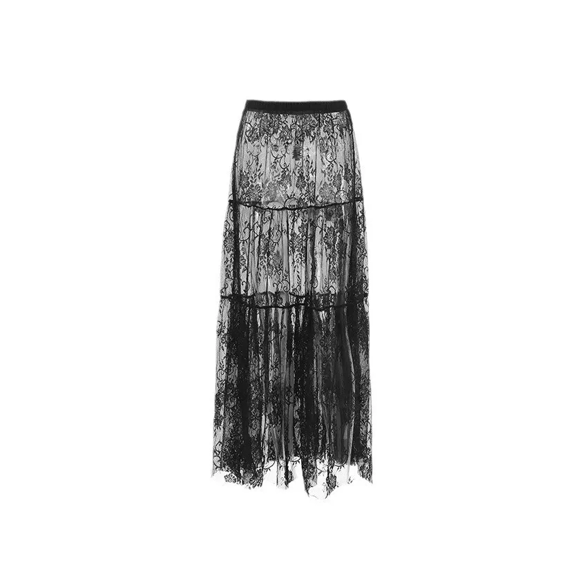Seamless Slight Stretch Skirt a Line Commuter Style with Refined Commuter Elegant and Refined Maxi Length Skirts for Women