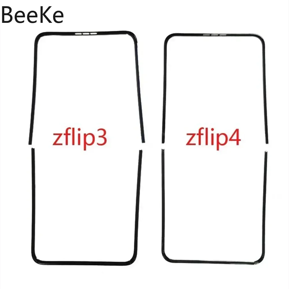 2Pcs/Set For Samsung Z Fold 2 3 Z Flip 4 5 6 5G Front Bracket Plastic LCD Display Bezel Holder Screen Middle Frame Replacement