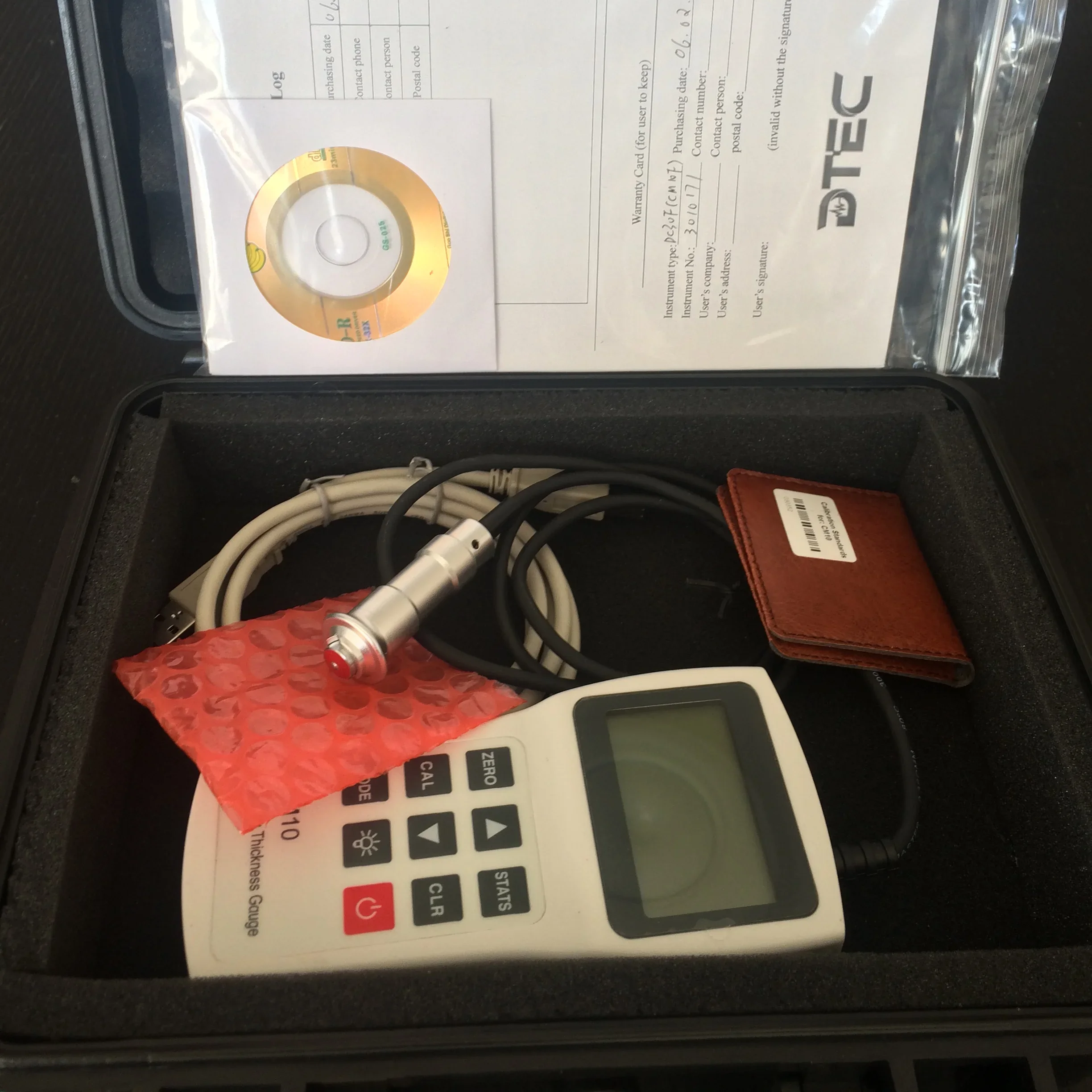 

DTEC DC30F Digital Coating/Painting Thickness Gauge with Data Pro Software,Measuring Rang:0-3000um,Best-selling Gauge