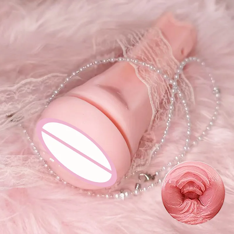2 in 1 Sex Doll Male Masturbator for Men Flesh Pocket Pussies Light Pleasure 18 Sex Toys for Adult Men Realistic Entry-Level Ass view 4