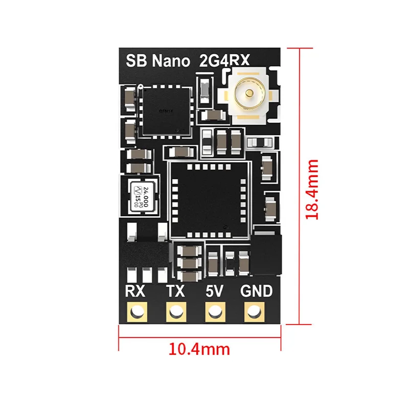 جهاز استقبال Mini SpeedyBee Nano 2.4 جيجا هرتز ExpressLRS ELRS خفيف الوزن للغاية لطائرة بدون طيار FPV حرة طويلة المدى يمكنك ترقيةها بنفسك #3