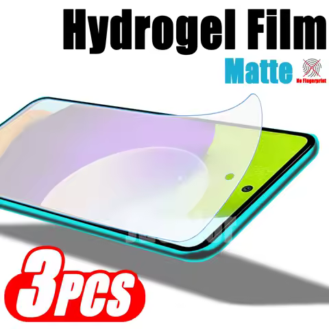 3PCS Matte Hydrogel Film For Samsung Galaxy A73 A53 A33 A13 A72 A52 A52S A42 A32 A22 A12 A03S A02S 4G/5G Safety Protector Soft