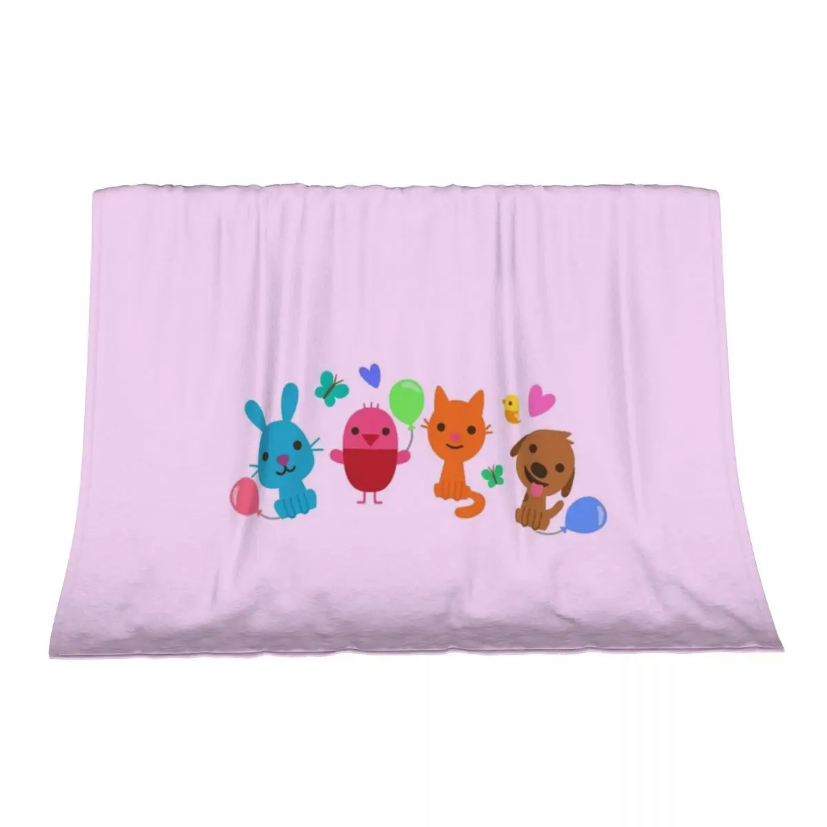 Мини-розовое одеяло Play SAGO, роскошное теплое одеяло для детской кровати, одеяла