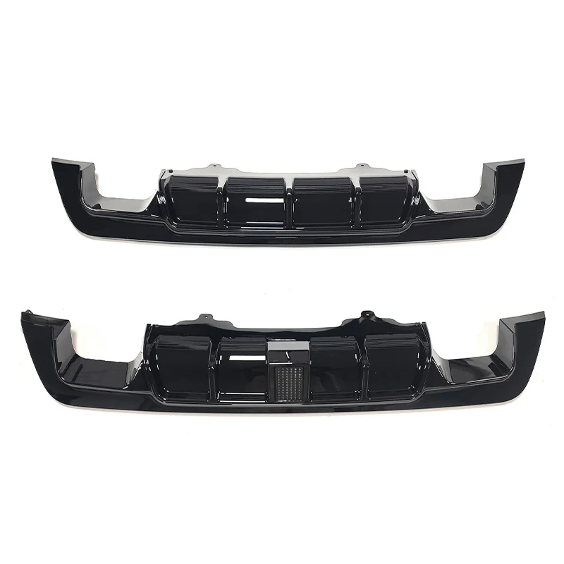 لسيارات BMW 5 Series E60 E61 M Tech M Sport 2004 إلى 2010 مانع صدمات خلفي للسيارة الناشر رباعي خارج الشفاه الحرس المفسد التمهيد الفاصل ضبط #5