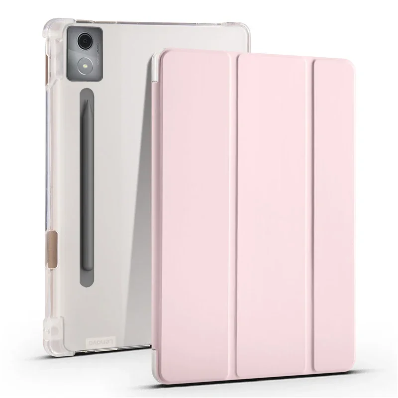 For Lenovo Idea Tab Pro Case With Pen Holder Trifold Soft Back