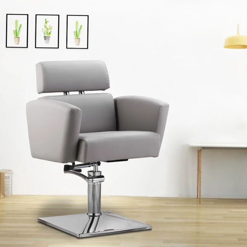 

Office Makeup Barber Chairs Tattoo Vanity Cosmetic Rolling Ergonomic Chairs Salon Swivel Silla Barberia Barber Equipment CM50LF