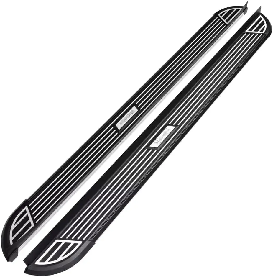 2 قطعة مناسبة لـ Rivian R1T 2021-2024 لوحات الجري الخطوات الجانبية Nerf Bar الألومنيوم (مع الأقواس) #5