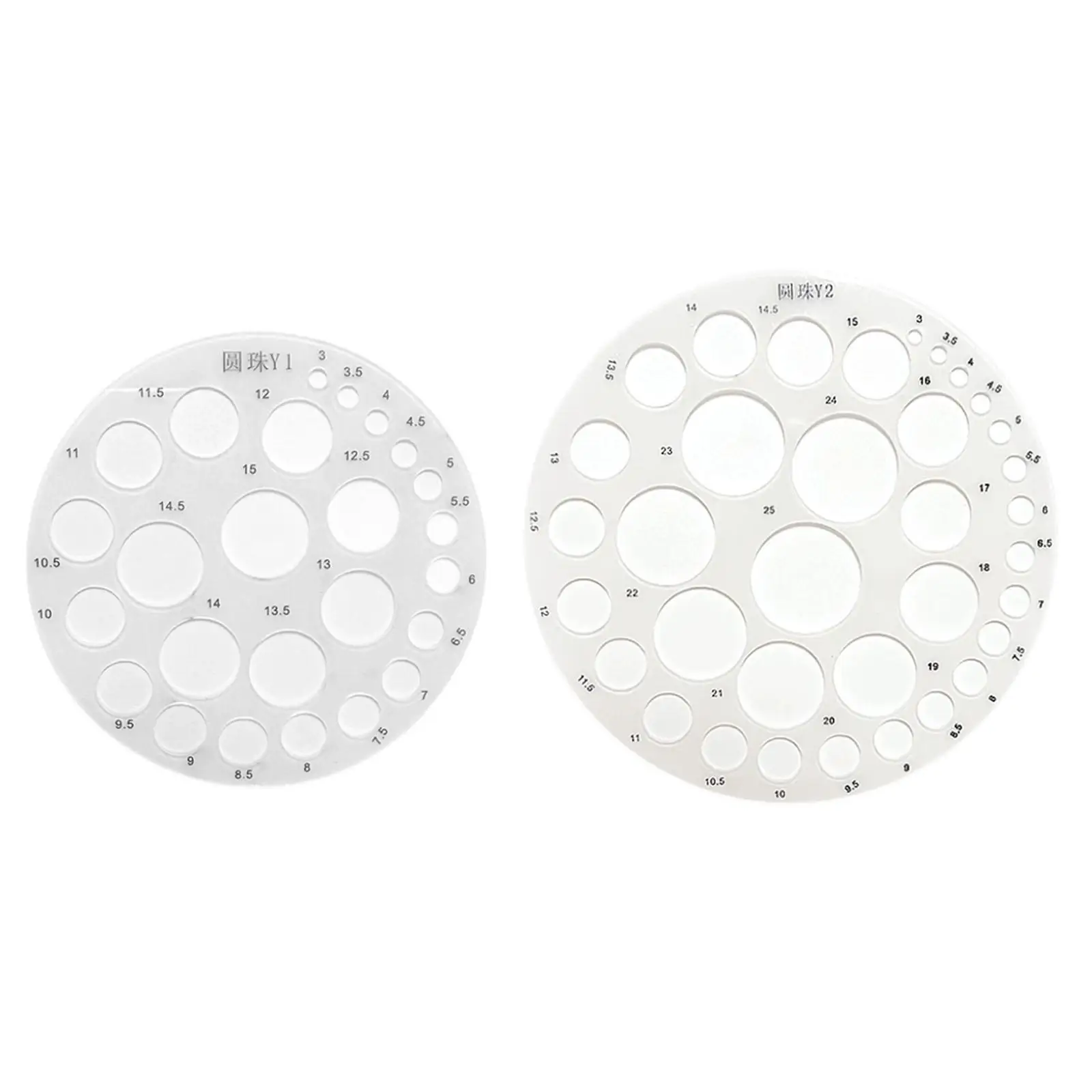 

Circle Stencil Acrylic Transparent Painting Tool Circle Template Round Circle Ruler for Building Formwork Office Design Learning