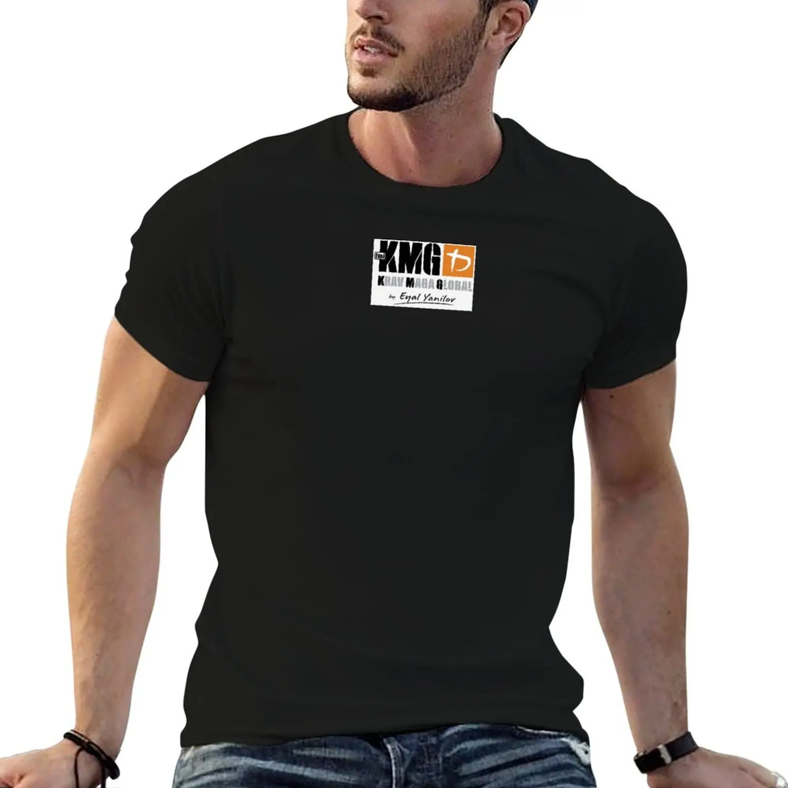 Krav Maga Global Active T-Shirt street wear man t shirt mens clothing