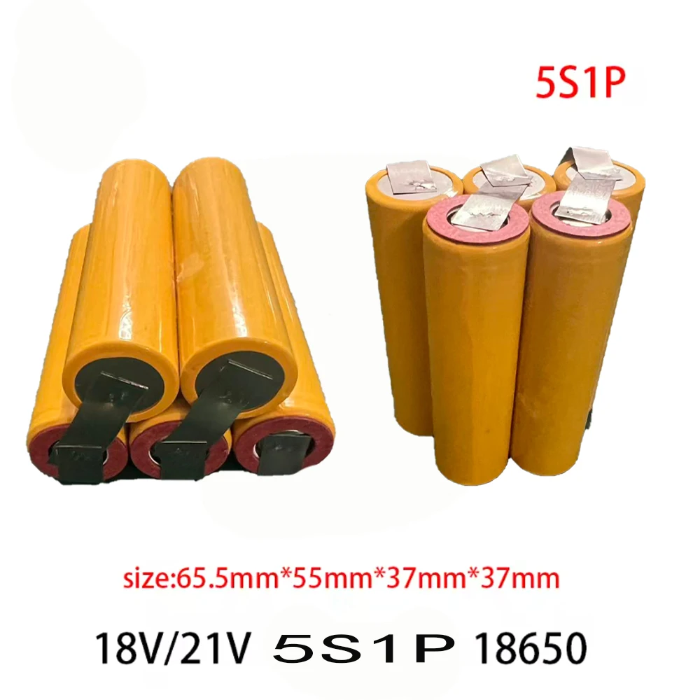 

Customized 18650 battery 5s1p 18V-21V screwdriver electric drill Li-lon battery