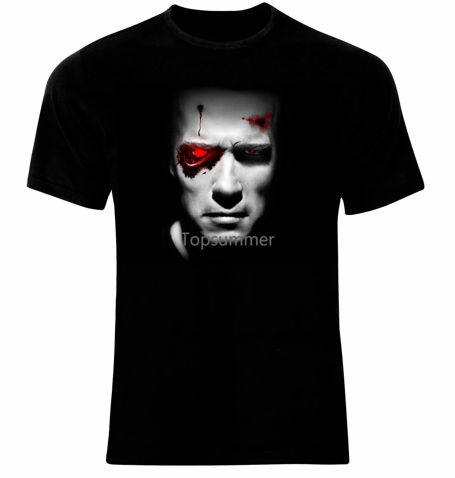 

Arnold Schwarzenegger Terminator Manner Printed Tshirt