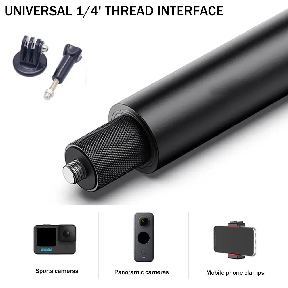 Treppiede estensibile Selfie Stick Plug Stand per campo da Golf supporto per telefono Mag-safe per Smartphone Camera Go Pro DV