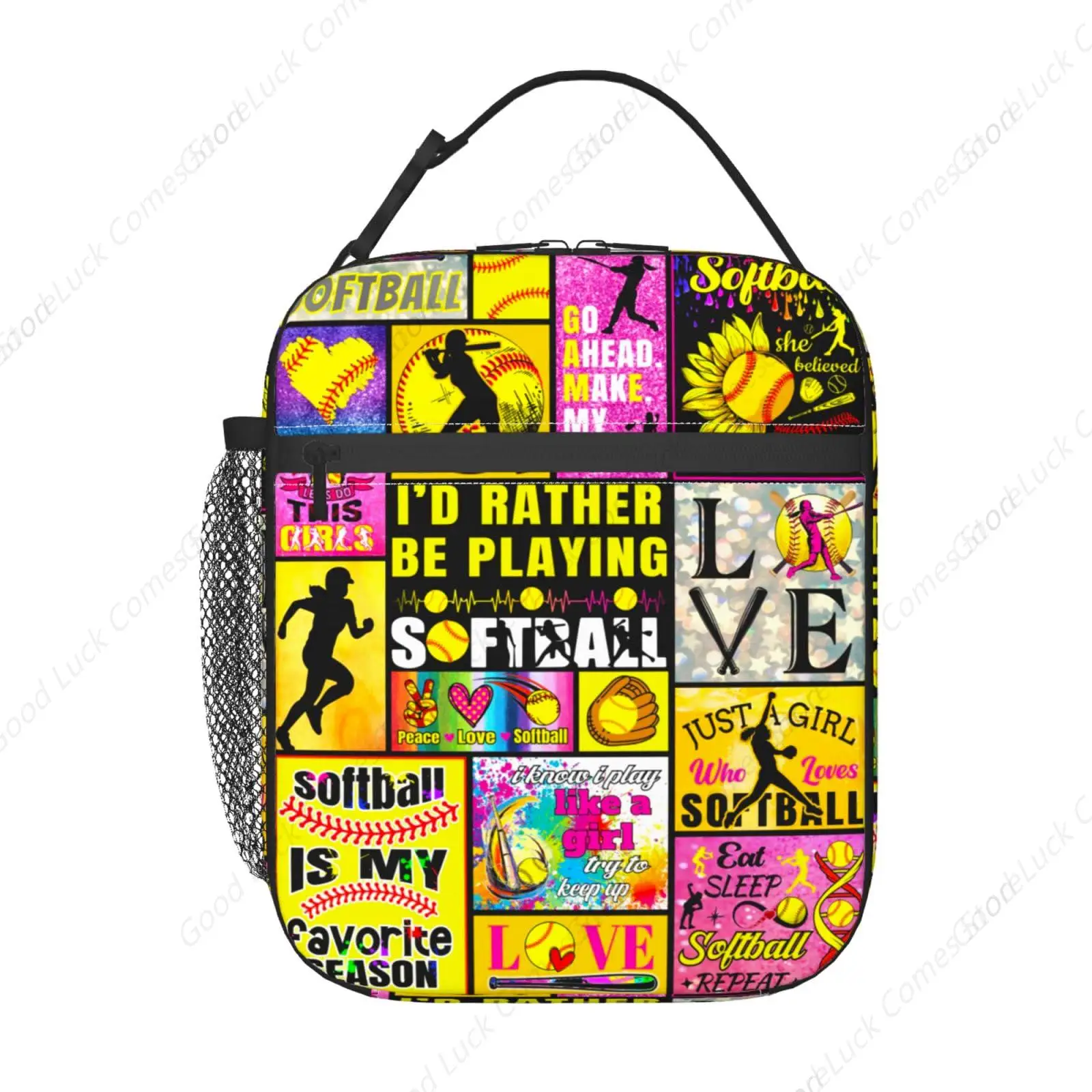 الكرة اللينة الكرة علب الاغذية للنساء الفتيات الاطفال المراهقين معزول حقيبة الغداء قابلة لإعادة الاستخدام المحمولة علب الاغذية حمل الهدايا للعمل نزهة #1