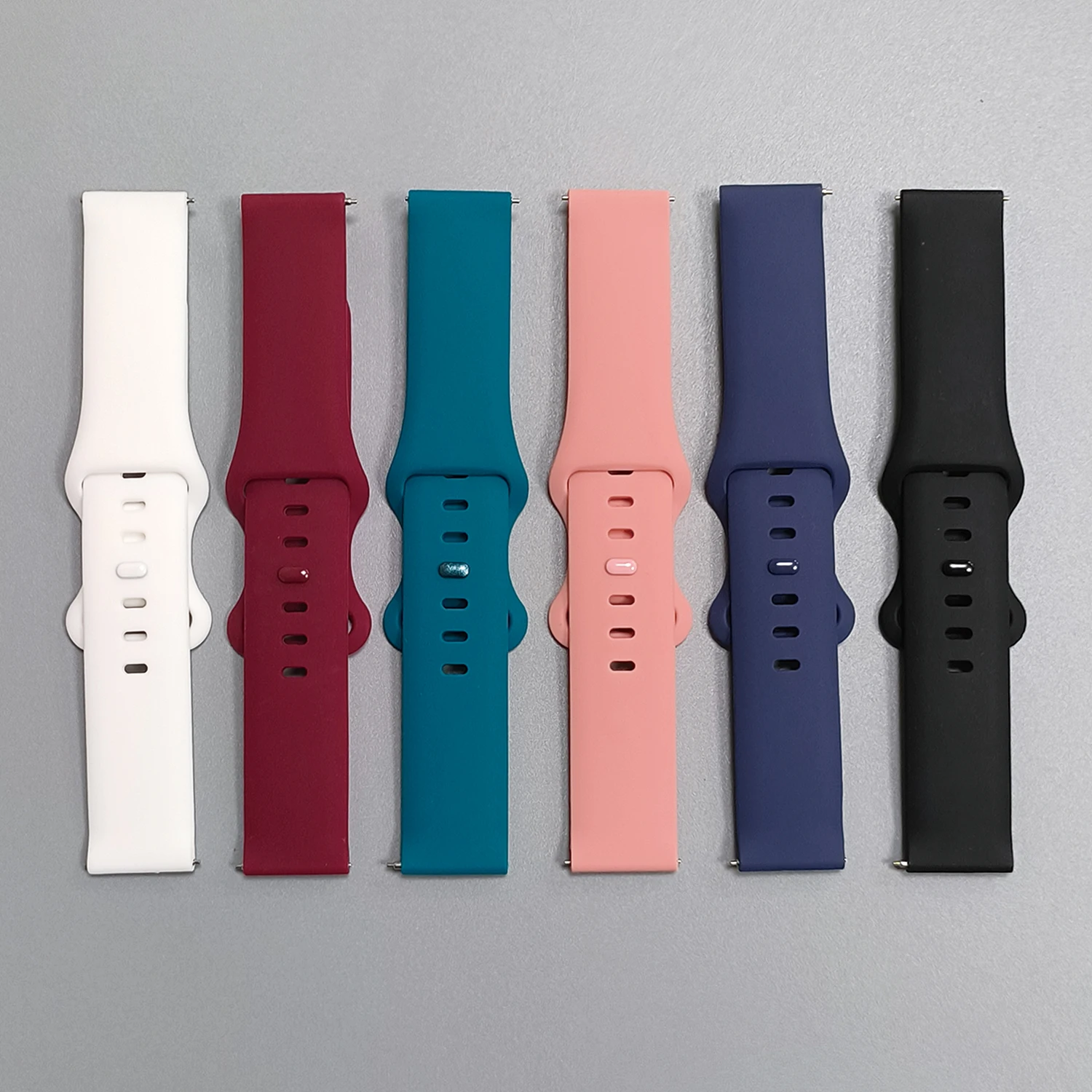 20 مللي متر 22 مللي متر سيليكون حزام لساعة سامسونج جالاكسي 6 4 الكلاسيكية الرياضة الفرقة ساعة 7 6 5 4/جير S3 S2 سوار لسامسونج حزام الساعات