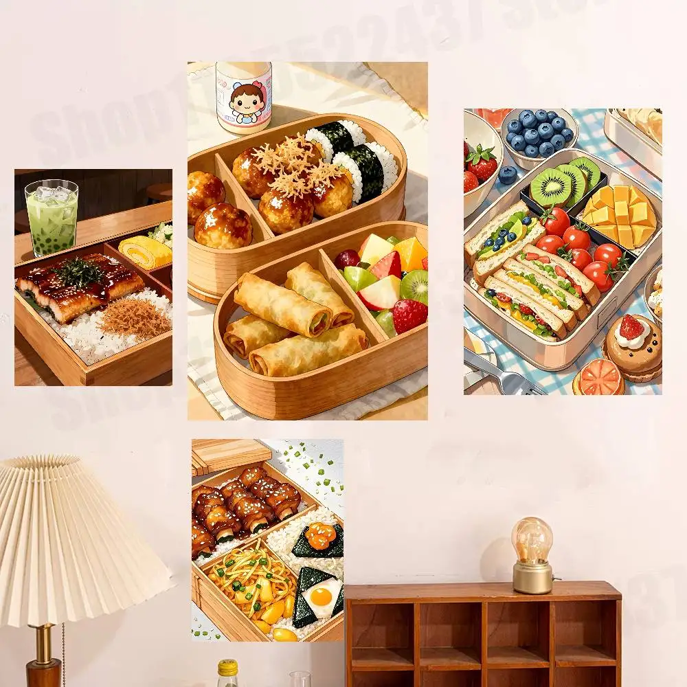 

A Delicious lunch Vintage Retro Poster Sticker Classic Art Painting for Home Bedroom Cafe Office Wall Decor