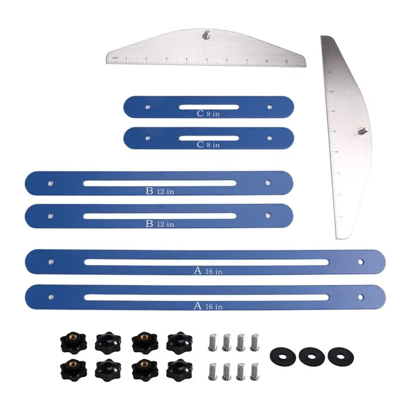 AB33-Stair Tread Template Shelf Template Tool Stair Tread Template Tool Stair Measuring Ruler Tread Template