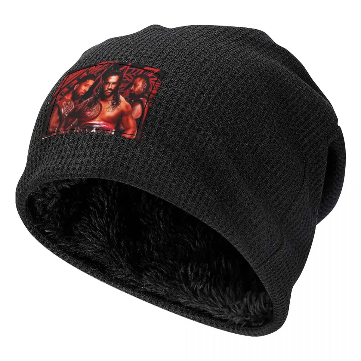 Wrestler Roman Reigns Wrestling Men Women Adult Beanies Caps Fleece-Lined Bonnet Hat Warm Fashion Autumn Winter Skullies Hats