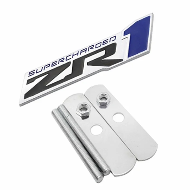 ZR1 شعار السيارة الخلفي الجذع ملصق السيارات الجبهة مصبغة شعار لشروليه ماليبو كافالير أونيكس كروز أفيو سيلفرادو