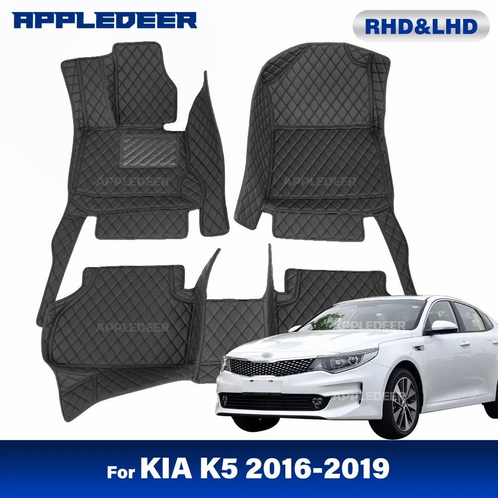 

Car Floor Mats For Kia K5 2016 2017 2018 2019 Custom Auto Foot Pads Automobile Carpet Cover Interior Accessories