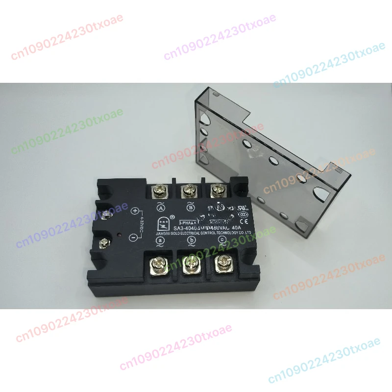 

Трехфазное твердотельное реле SA3-40100D SA3-40120D 100A 120A 480VAC DC 3-32V Управление питанием переменного тока