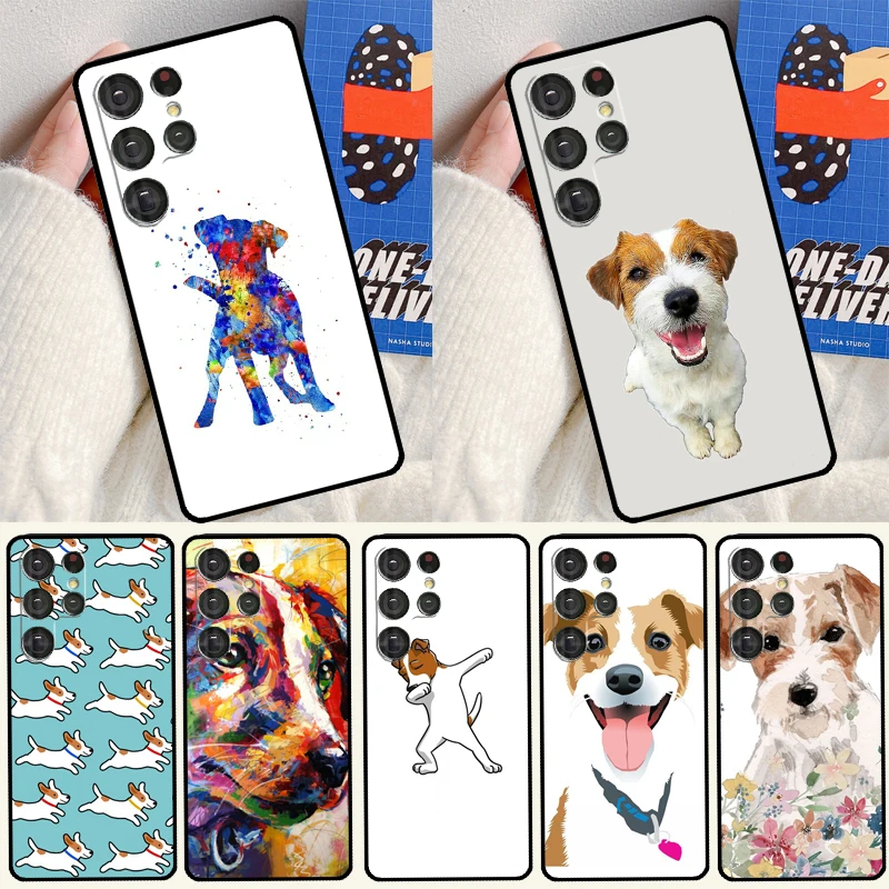 Jack Russell Terrier Soft Case For Samsung Galaxy S24 Ultra S9 S10 S20 S22 S21 Plus S23 FE S25 Ultra Funda Cover