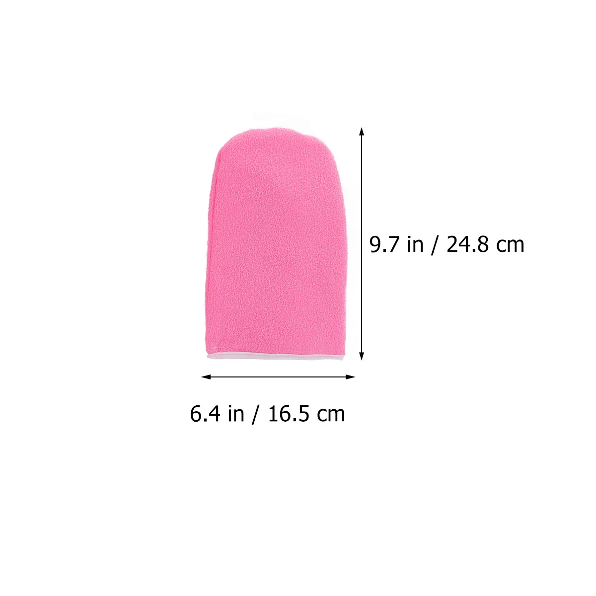 

2 Pairs Pink Thick Insulated Cotton Gloves Paraffin Wax Hand Treatment Spa Mitts Moisture Absorption Skin Nourishment Therapy
