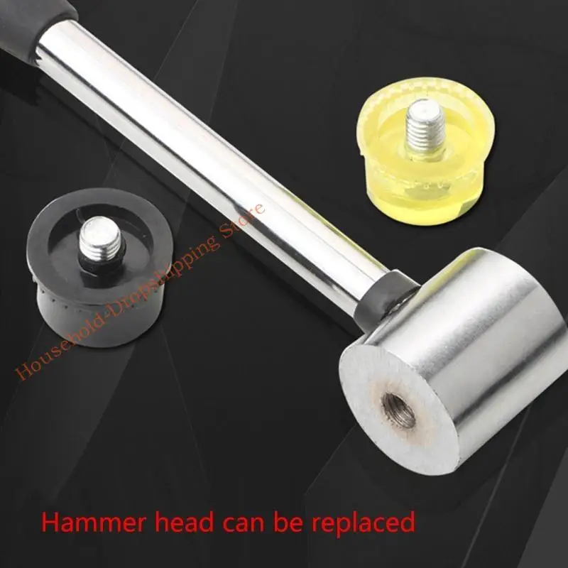 

85AD Upgraded Rubber Mallet Double face Hammer for Head Tap Work for DIY Projects Crafts Woodwork 25mm/30mm/35mm/40mm Durable