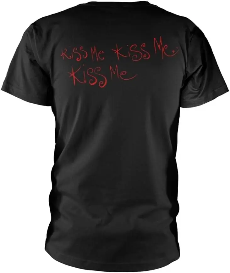 Cure Kiss Me Official Tee T-Shirt Mens Unisex (Medium) Black