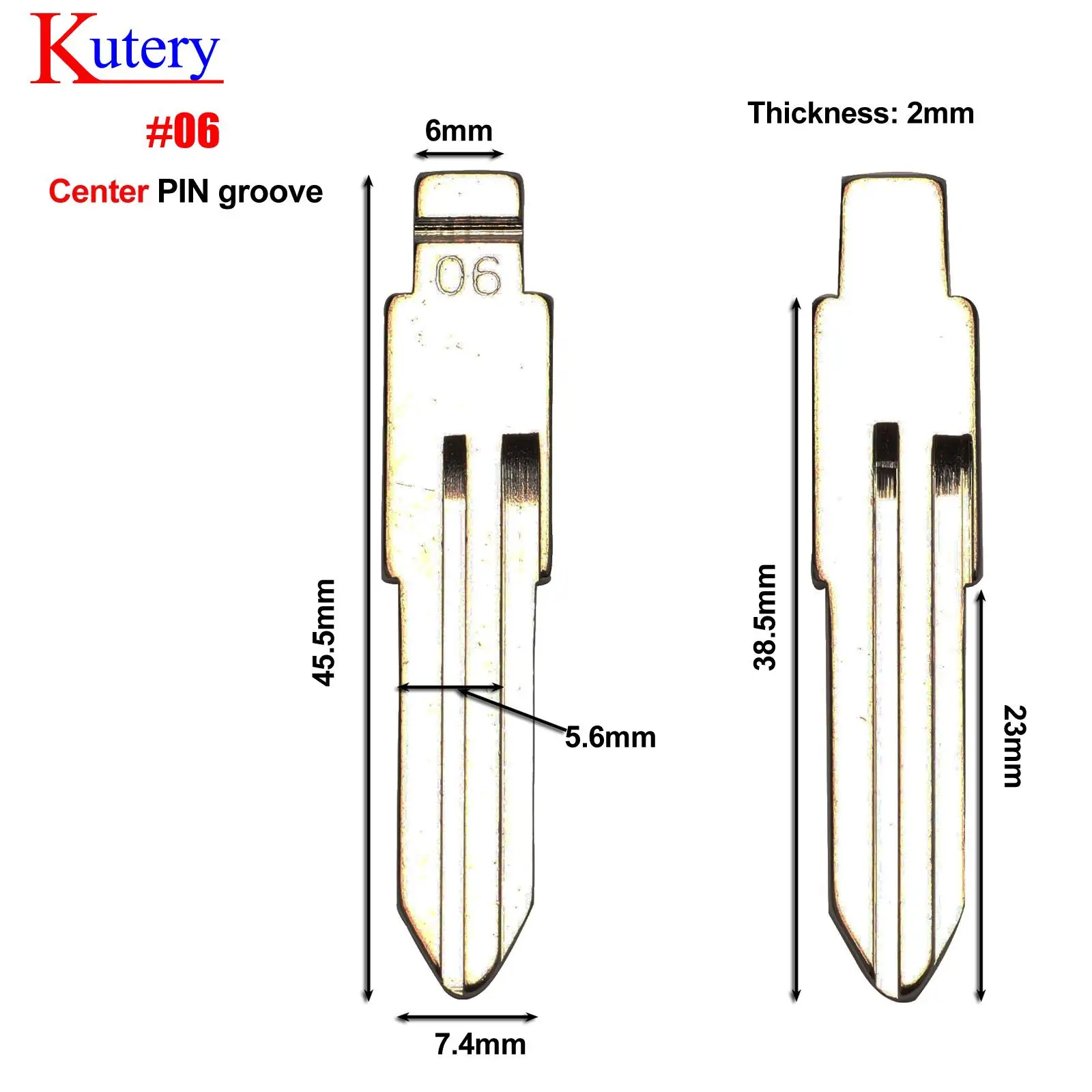 jingyuqin #06 22 48 No.49 Blank For Nissan A33 A32 Tiida Sylphy Teana Livina Sunny X-Trail Gennis Flip KD Remote Key Blade NSN14