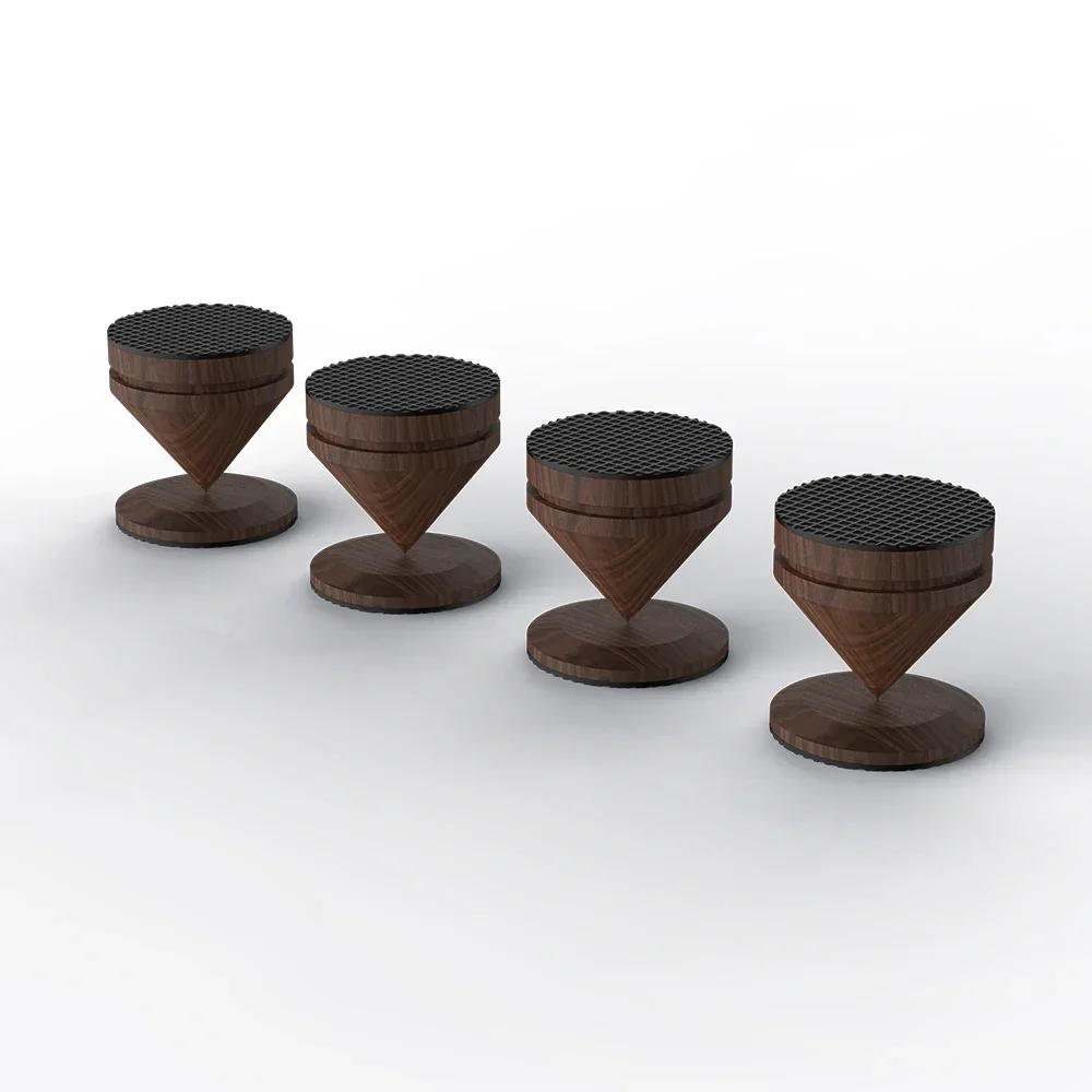 4 шт., 33 мм, наконечник для динамика из палисандра, усилитель громкоговорителя, противоударная подставка, изолирующая подставка для ног