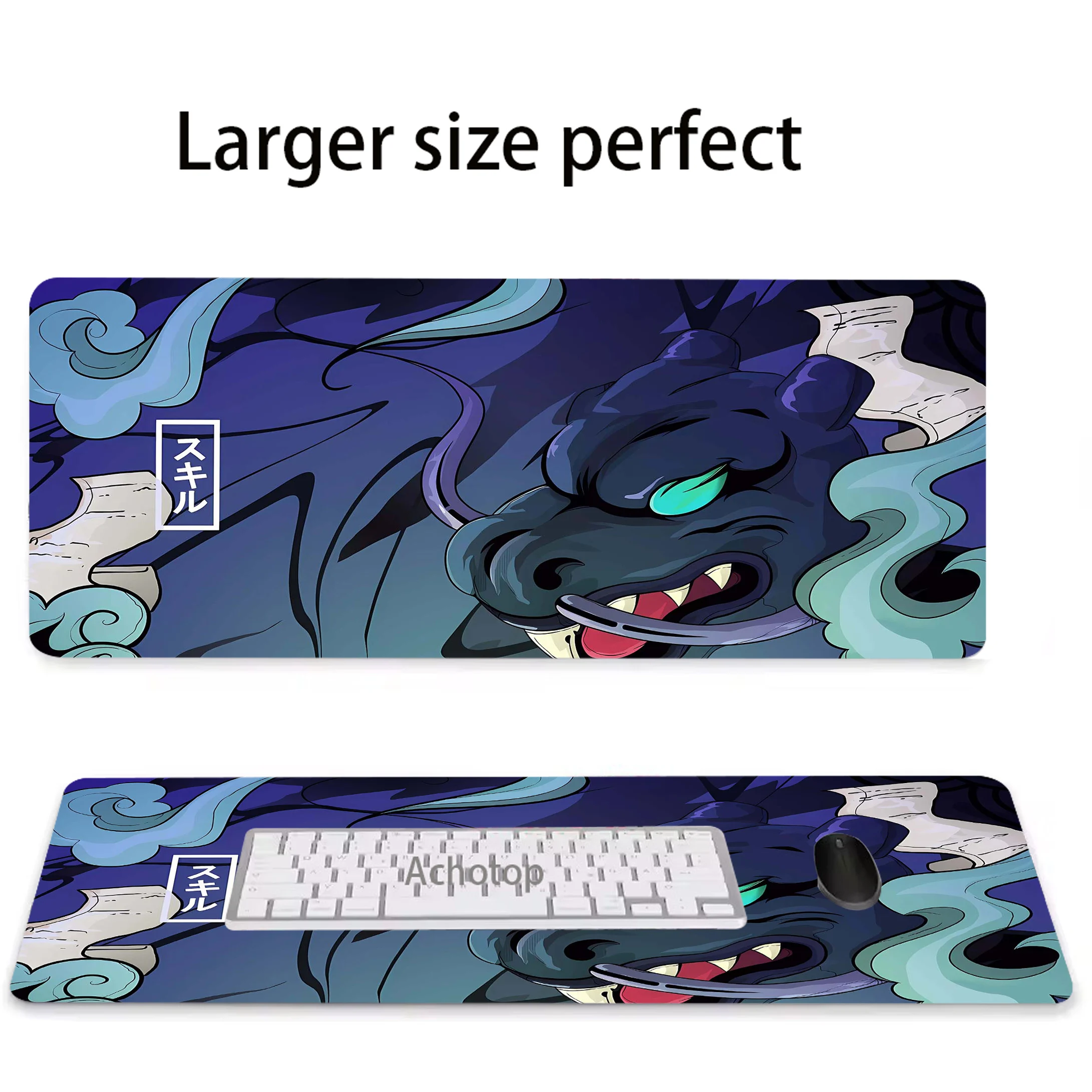 

Dragon Gaming Mouse Pad Large Gamer Mousepad Computer Desk Mat XXL 90x40cm Locking Edge Mouse Mat Notebook Rubber Keyboard Pads