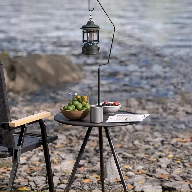 

Customizable Portable Black Outdoor Table