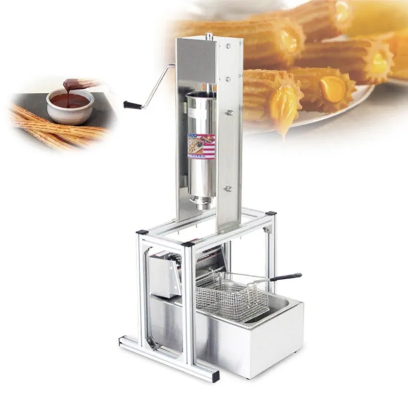 

Commercial Multifunctional Spain Churros Maker Making Stainless Steel Churros Machine Gas Fryer Churro Filler Maker Machine