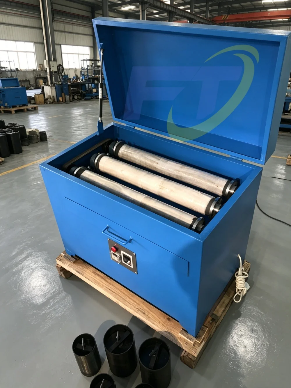 Ball Grinding Three-Roller Four-Tank Rod Miller 0.25L 0.5L 1L 2L Tank Lab Ball Milling Machine Wet or Dry Process for Quartz Ore