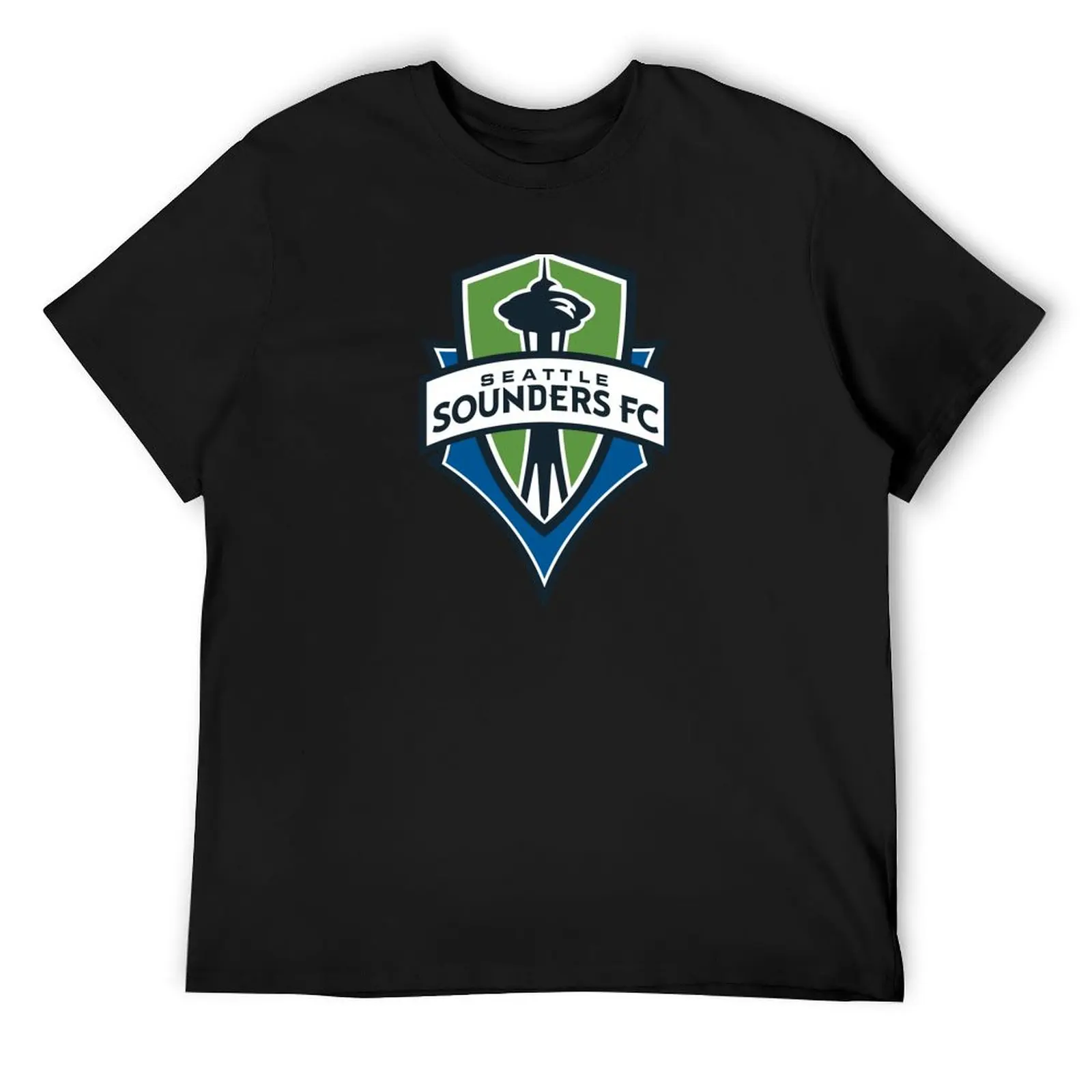 Футболка Sound the Sounders in Seattle, забавная футболка, винтажная одежда, мужские однотонные футболки